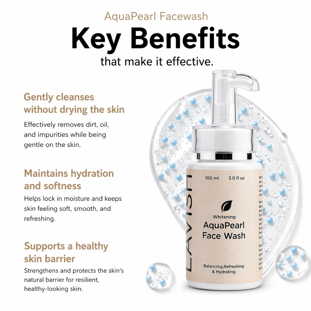 Aloe Vera Extract 2.0% AquaPearl Facewash