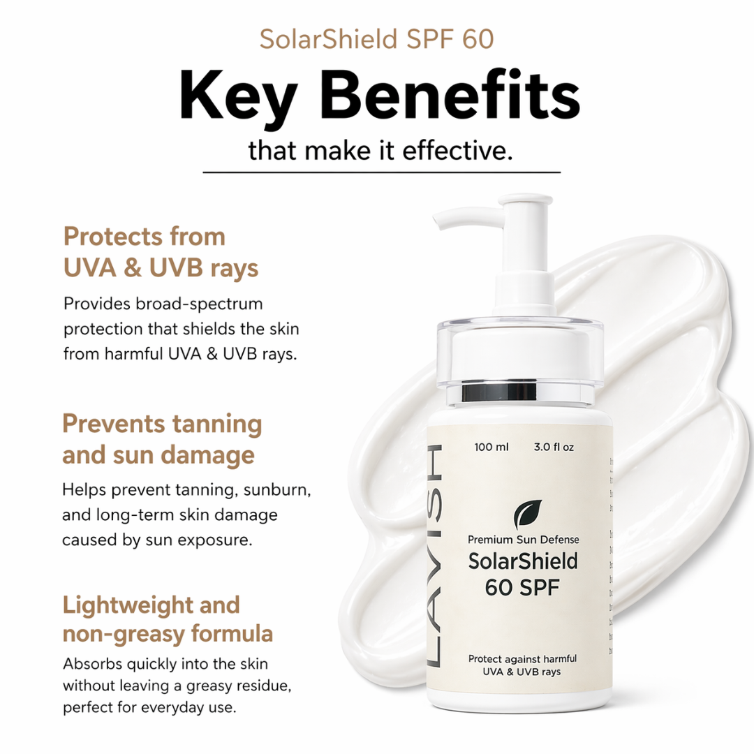 SolarShield 60 SPF PA++++ Premium Sun Defense